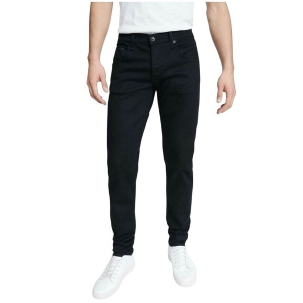 Rag & Bone Fit 1 Extra Slim Black Button Fly Jeans Size 34x30 M1224K302 USA Made
